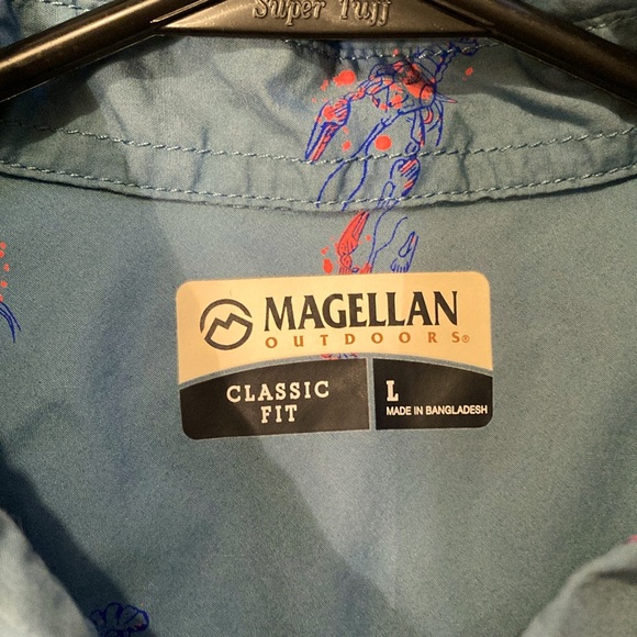Adult L Lobster Magellan Outdoor Shirt - Picture 2 of 2